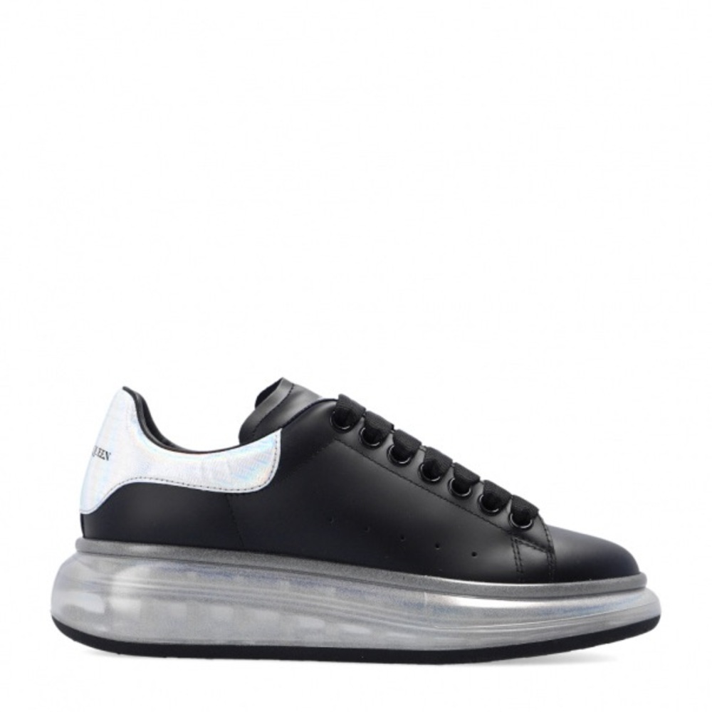 Alexander McQueen Black and Silver Sneakers